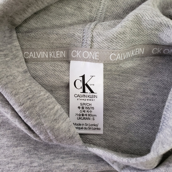 Calvin Klein CK One Loungewear Crop Hoodie QS6427 - Picture 6 of 6